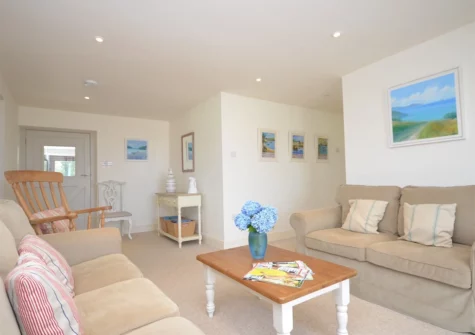 The living room at Long Cottage, Trelights