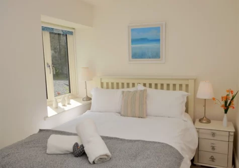 Bedroom #2 at Long Cottage, Trelights