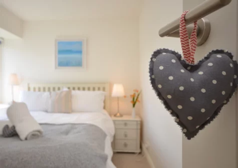 Bedroom #2 at Long Cottage, Trelights