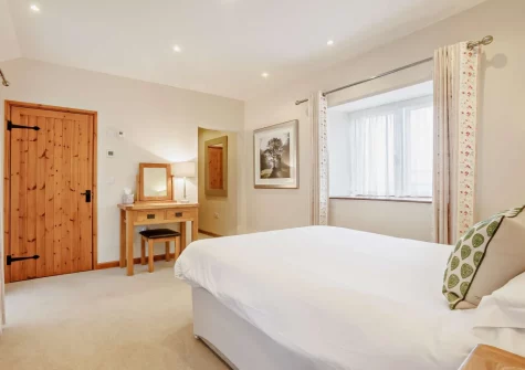 The bedroom at Long Horn Barn, Launceston
