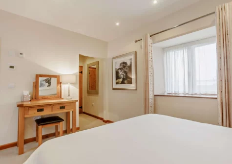 The bedroom at Long Horn Barn, Launceston