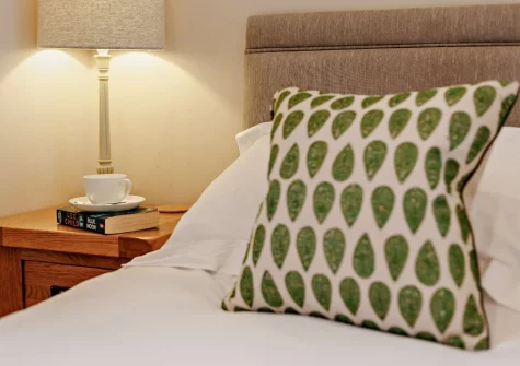 The bedroom at Long Horn Barn, Launceston