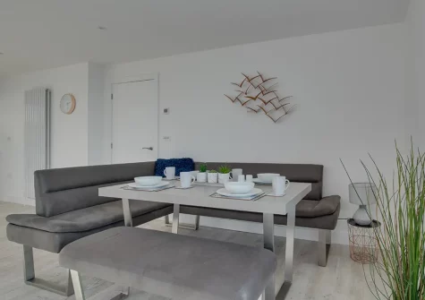 The dining area at Longitude 5° W, Porthleven