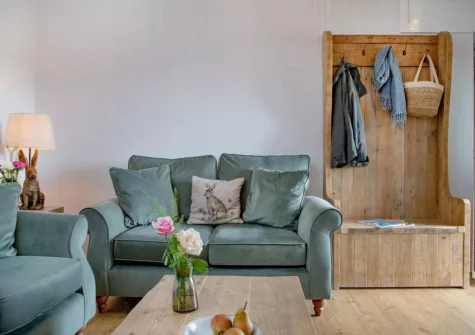 The living area at Longpark Linhay, Compton
