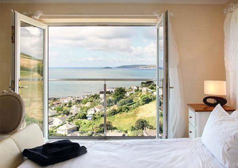 Bedroom #2 from Looe Island View, Downderry