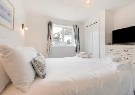 Bedroom #1 at Loveday, Porthleven