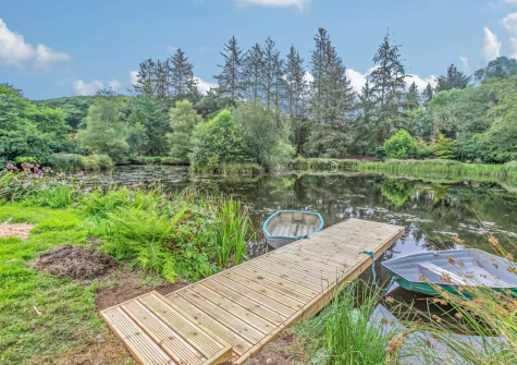 The Guests staying at x have use of the shared freshwater swimming spots at Loveny Cottage, Two Waters Foot