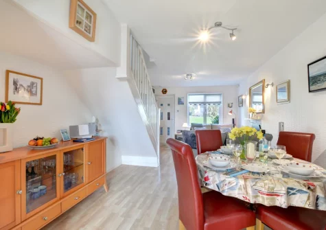 The dining area at Lowen Cottage, Padstow