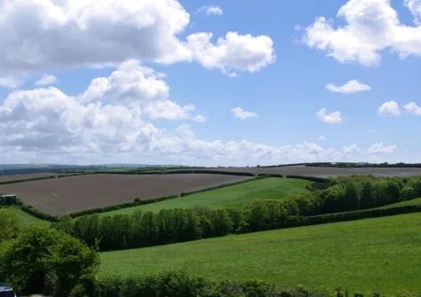 Enjoy far-reaching countryside views when you stay at Lowen Cottage, Padstow