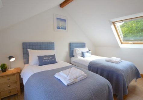 Bedroom #4 at Lowenna, Coverack
