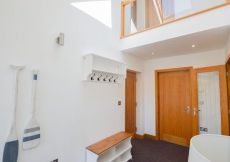 The entrance area at Lowenna, Coverack