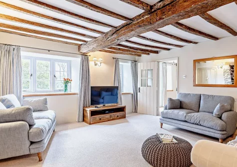 The first living room at Lower Cannington Cottage, Witheridge