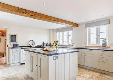 The kitchen at Lower Cannington Cottage, Witheridge