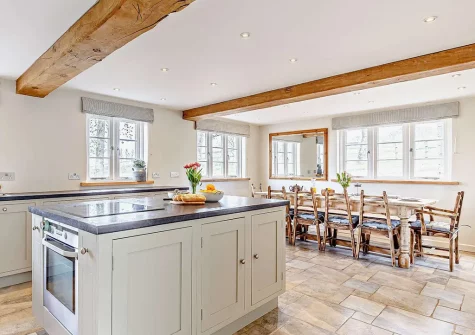 The kitchen at Lower Cannington Cottage, Witheridge