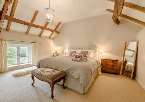 Bedroom #1 at Lower Cannington Cottage, Witheridge