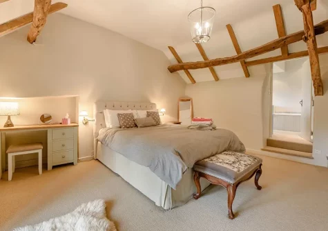 Bedroom #1 at Lower Cannington Cottage, Witheridge