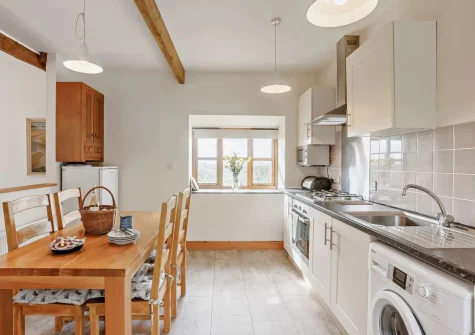 The kitchen & dining area at Lower Chasty Barn, Holsworthy