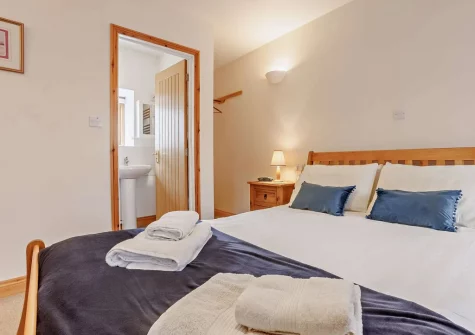 Bedroom #1 at Lower Chasty Barn, Holsworthy