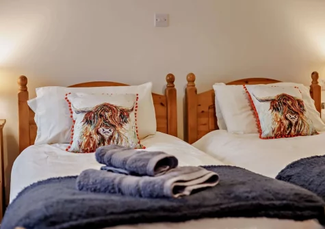 Bedroom #2 at Lower Chasty Barn, Holsworthy