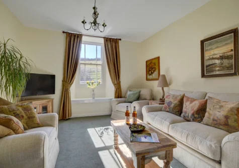 The second living room at Lower Dean Farm, Parracombe