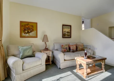 The second living room at Lower Dean Farm, Parracombe