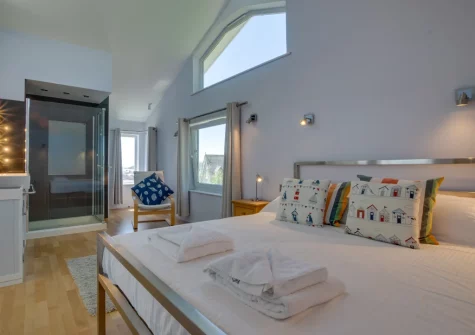 Bedroom #1 at Lower Trenarthan, Penzance