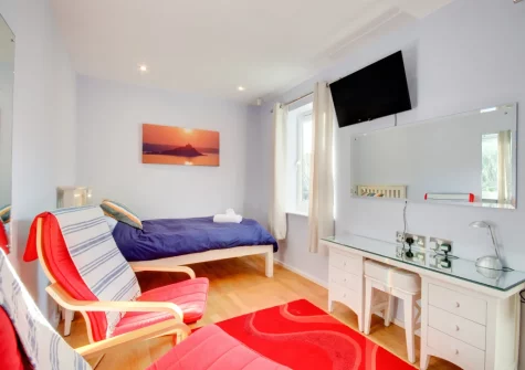 Bedroom #2 at Lower Trenarthan, Penzance