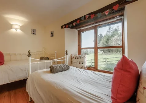Bedroom #3 at Lower Yeoland Barn, Swimbridge