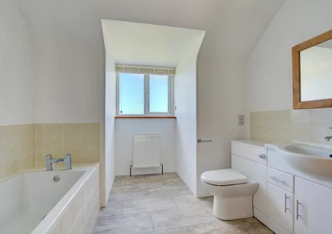 The first floor bathroom at Lucerne, Treburrick