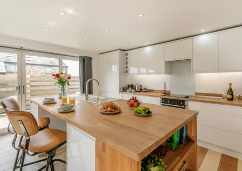 The kitchen at Lukes Barn, Mawla