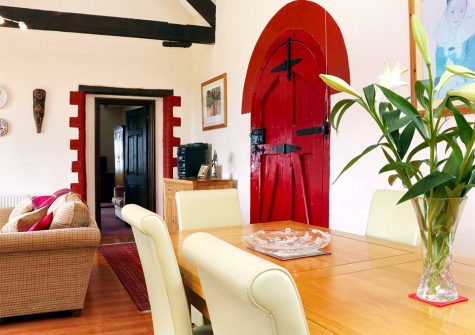 The dining area at Lundy View, The Granary, Higher Clovelly
