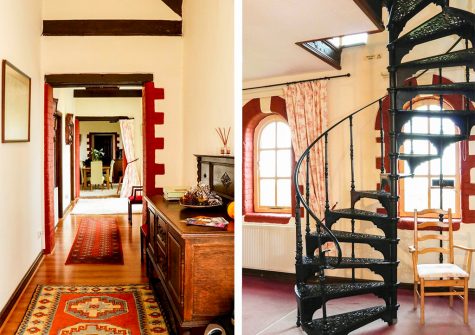 The hallway at Lundy View, The Granary, Higher Clovelly