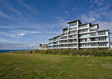 Outside Lusty Beach View, One Lusty Glaze, Newquay