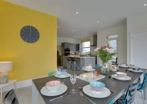 The dining room at Lusty Glaze, Newquay