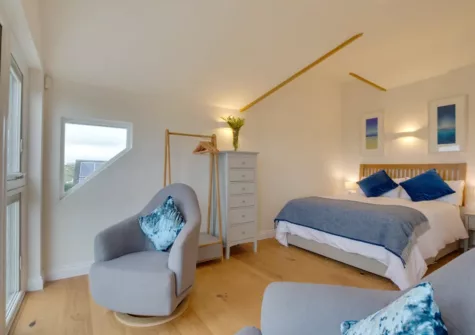 Bedroom #1 at Lusty Glaze, Newquay