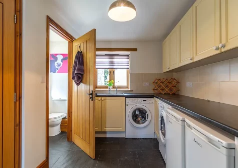 The utility room at Lympscott Barn, Bradworthy