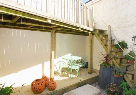 The courtyard @ Lyndale Cottage, Kingsand