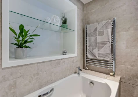 The bathroom at Lyndhurst, Woolacombe