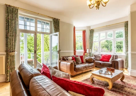 The first living room at Lynhurst, Lynton