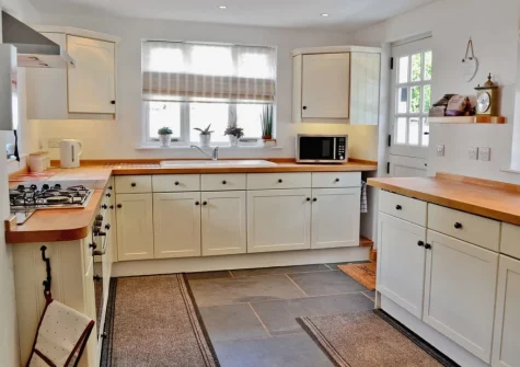 The kitchen at Lynton Cottage, Combe Martin
