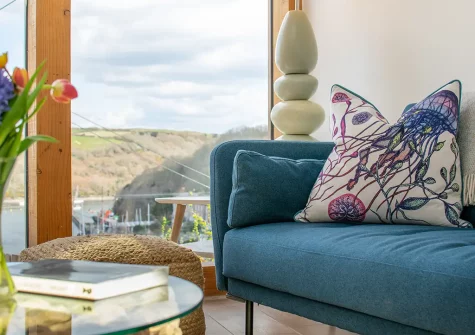 The living area at Lynton, Polruan