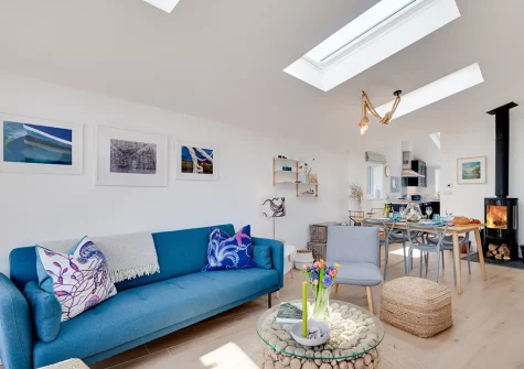 The living area at Lynton, Polruan