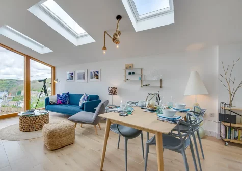 The dining area at Lynton, Polruan