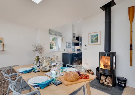 The dining area at Lynton, Polruan