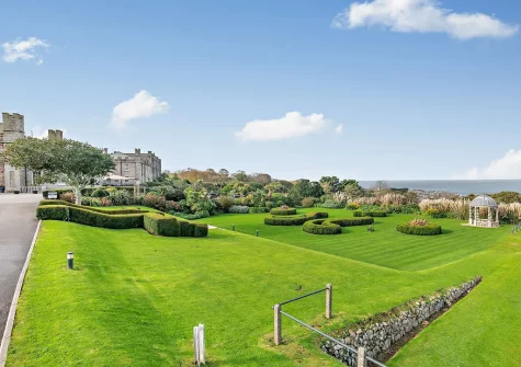 The shared gardens at Tregenna Castle, St Ives
