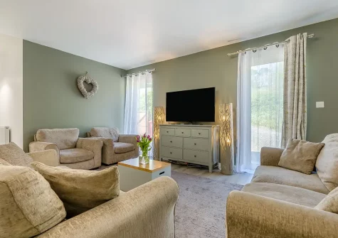 The living area at Magnolia, Bush
