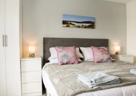 Bedroom #1 at Magnolia Cottage, Appledore