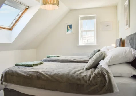Bedroom #2 at Magnolia Cottage, Appledore