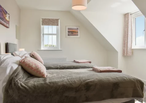 Bedroom #3 at Magnolia Cottage, Appledore