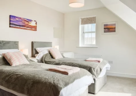 Bedroom #3 at Magnolia Cottage, Appledore